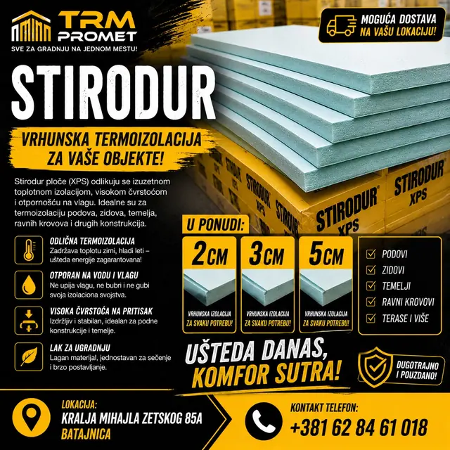 Stirodur (XPS) 5 cm