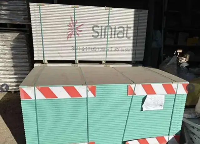 Siniat gips ploča vatrootporna (crvena) 12,5 mm